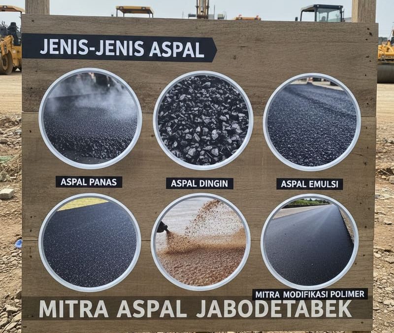 Jenis-Jenis Aspal Terlengkap: Kategori, Fungsi, Berat dan Kinerja