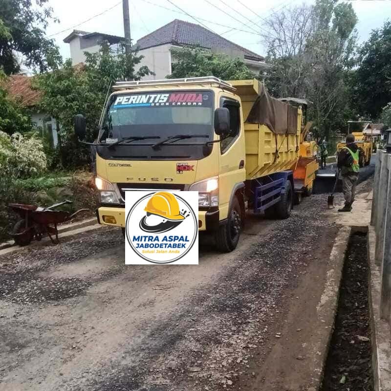 Proses Pengerjaan Pengaspalan Jalan Hotmix Jakarta Proses Pengerjaan Pengaspalan Jalan Hotmix Jakarta