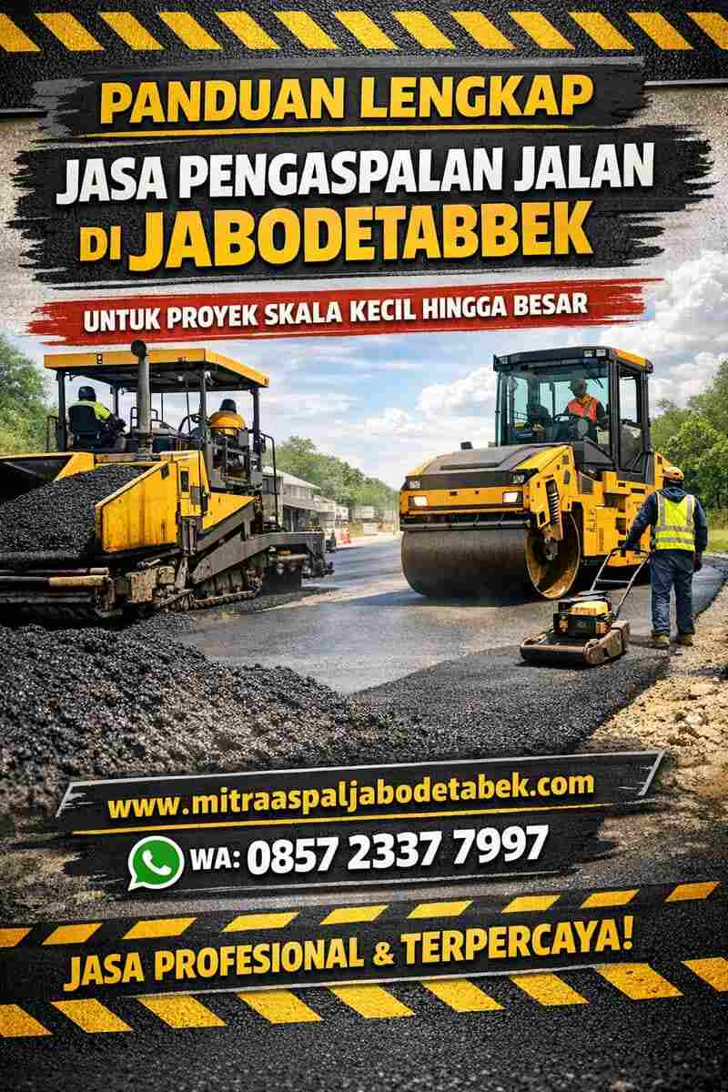 Panduan Lengkap Jasa Pengaspalan Jalan Jabodetabek untuk Proyek Skala Kecil hingga Besar